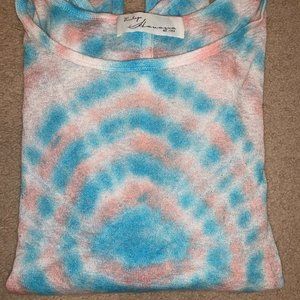 Boho Circle Tie-Dye Loose Fitting Top